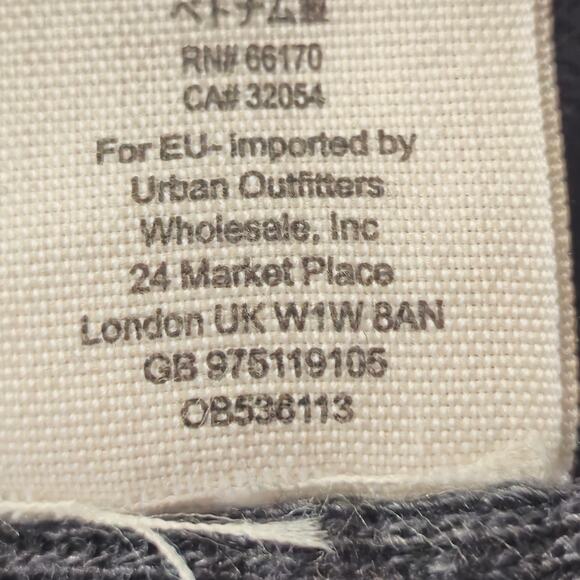 Free People We The Free Split Back Turtleneck Sweater Grey Size Small - Picture 7 of 7